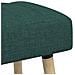 Panchina trapuntata a canale Verde Scuro 110 x 40 x 46 cm - Foto miniatura 4