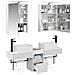 Set di Armadi da Bagno 5 pcs Bianco 50 x 14,5 x 70 cm - Foto miniatura 3