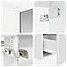 Set di Armadi da Bagno 5 pcs Bianco 50 x 14,5 x 70 cm - Foto miniatura 9