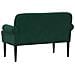 Loveseat con bottoni imbottiti Verde Scuro 120 x 66 x 78 cm - Foto miniatura 5