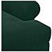 Loveseat con bottoni imbottiti Verde Scuro 120 x 66 x 78 cm - Foto miniatura 6