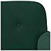 Loveseat con bottoni imbottiti Verde Scuro 120 x 66 x 78 cm - Foto miniatura 7