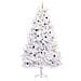 Albero di Natale artificiale 300 cm PVC e Acciaio Bianco - Foto miniatura 4