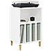 Supporto per Giradischi Bianco 47 x 39,5 x 74,5 cm - Foto miniatura 3