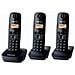 KX-TG1613JTH Trio 3x Cordless DECT black - Foto miniatura 3