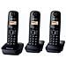 KX-TG1613JTH Trio 3x Cordless DECT black - Foto miniatura 2