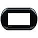 Placca Living Light Acciaio Lnb4804ac 4p Tonda - Foto miniatura 4