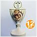 Set 12pz. Bomboniere Nativita' Calice Cresima Giuseppe Madonna Bambino Appendino - Foto miniatura 1