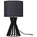 Lampada Da Tavolo In Legno Color Nero Carrion - Foto miniatura 15