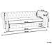 Divano Vintage A 3 Posti In Tessuto Grigio Chiaro Chesterfield Grande - Foto miniatura 20