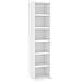 Mobile Porta CD Bianco 21x20x88 cm in Legno Multistrato - Foto miniatura 1