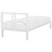 Letto Singolo In Legno Bianco 90x200cm Vannes - Foto miniatura 6
