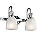 Tappeto Moderno Lampada Da Parete A Led, Ip44, 2 x 3,5 w / g9 cora Kl / cora2 bath - Foto miniatura 1