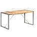 Tavolo da Pranzo 160x80x75 cm in Legno Massello di Mango - Foto miniatura 8