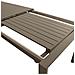 Tavolo Allungabile 160/240x100x75 Cm Houston Taupe Marrone - Foto miniatura 3