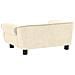Divano per Cani Crema 72x45x30 cm in Peluche - Foto miniatura 7