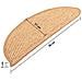 Tappeti Autoadesivi Scale Aspetto Sisal 15 pz 56x17x3 cm Sisal - Foto miniatura 3
