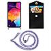 Catena Di Telefoni Cellulari Compatibile Con Samsung Galaxy A30s In Unicorn - Coperchio Protettivo In Silicone Con Anelli D'argento, Cinturino In Corda E Custodia Staccabile - Foto miniatura 8