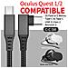 Cavo Di Collegamento Usb-c Per Oculus Quest 2 Nero 5 Metri - Foto miniatura 11