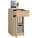 Armadietto Da Scrivania Rovere Sonoma 33,5x50x75 Cm Legno - Foto miniatura 5