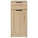 Armadietto Da Scrivania Rovere Sonoma 33,5x50x75 Cm Legno - Foto miniatura 7