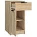 Armadietto Da Scrivania Rovere Sonoma 33,5x50x75 Cm Legno - Foto miniatura 8