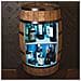 Portabottiglie In Legno Con Luci A Led Rgb, Barile In Legno, Da 80 Cm Di Altezza, Armadietto Per Vino In Stile R? tro, Scaffale Per Bottiglie Di Alcol, Cantinetta In Legno (wenge)  - Foto miniatura 1