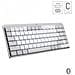 Mx Mini Mechanical For Mac Tastiera Bluetooth Qwertz Svizzere Grigio, Bianco - Foto miniatura 1