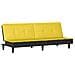 Divano Letto Giallo Chiaro In Tessuto - Foto miniatura 1