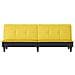 Divano Letto Giallo Chiaro In Tessuto - Foto miniatura 7