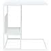 Tavolino Bianco 55x36x59,5 Cm Legno Multistrato - Foto miniatura 3