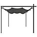 Pergola Con Tetto Retrattile Antracite 395x292x230 Cm - Foto miniatura 5