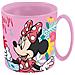 Disney Tazza Rosa Per Bambine In Plastica Minnie Da 350 Ml Adatta Al Microonde - Foto miniatura 1