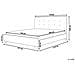 Letto Tessuto Ambassador 140 X 200 Cm Grigio - Foto miniatura 7