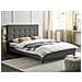 Letto Tessuto Ambassador 140 X 200 Cm Grigio - Foto miniatura 1