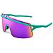 Sunshade Occhiali Da Sole Sportivi Verde /viola - Foto miniatura 1