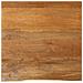 Piano Tavolo Bordi Vivi 80x80x2,5 Cm In Legno Massello Di Mango - Foto miniatura 1