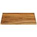 Piano Tavolo Bordi Vivi 80x80x2,5 Cm In Legno Massello Di Mango - Foto miniatura 3