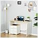 Scrivania con Cassettiera Moderna in Legno, Scrivania PC per Camera e Ufficio, 110x55x75cm - Foto miniatura 2