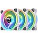 Riing Trio 12 RGB Radiator Fan White TT Premium Edition Universale Ventilatore 12 cm Bianco 3 pz - Foto miniatura 1