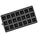 Vassoio Per Cubetti Di Ghiaccio In Silicone A 21 Cavità Con Coperchio Black - Foto miniatura 1