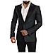 Blazer Giacca Cappotto Slim Fit Verde Nero - It48 - M - Foto miniatura 5