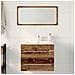 Mobile Lavabo da Bagno Legno Antico 60x38,5x48 cm in Truciolato - Foto miniatura 1