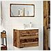 Mobile Lavabo da Bagno Legno Antico 60x38,5x48 cm in Truciolato - Foto miniatura 5