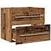 Mobile Lavabo da Bagno Legno Antico 60x38,5x48 cm in Truciolato - Foto miniatura 8