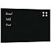 Lavagna Magnetica a Parete Nera 100x60 cm Vetro Temperato - Foto miniatura 1