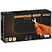 Box 50 Guanti Diamond Grip Nitrile Arancione Taglia M - Foto miniatura 2