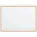 Lavagna Bianca Magnetica Con Cornice In Legno Di Pino 80x55 Cm - Foto miniatura 3