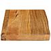 Piano Tavolo Bordi Vivi 50x40x2,5 Cm In Legno Massello Di Mango - Foto miniatura 2