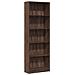 Libreria Rovere Marrone 60x24x176 Cm In Legno Multistrato - Foto miniatura 2